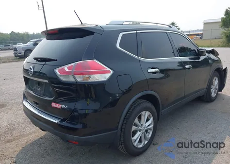 2015 Nissan Rogue Sv from USA, damaged, VIN KNMAT2MT1FP558824